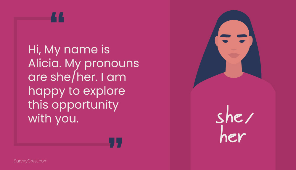 Gender Pronouns - She/Her
