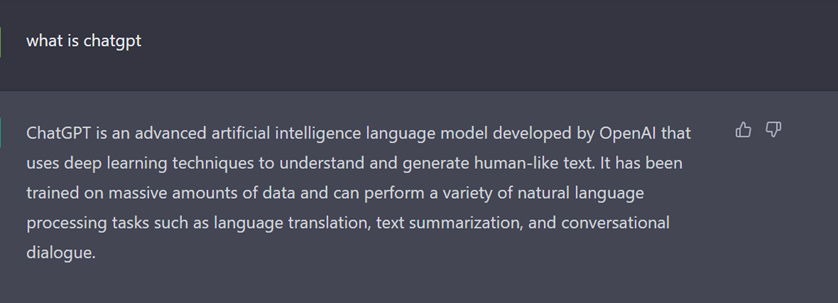 ChatGPT is artificial intelligence