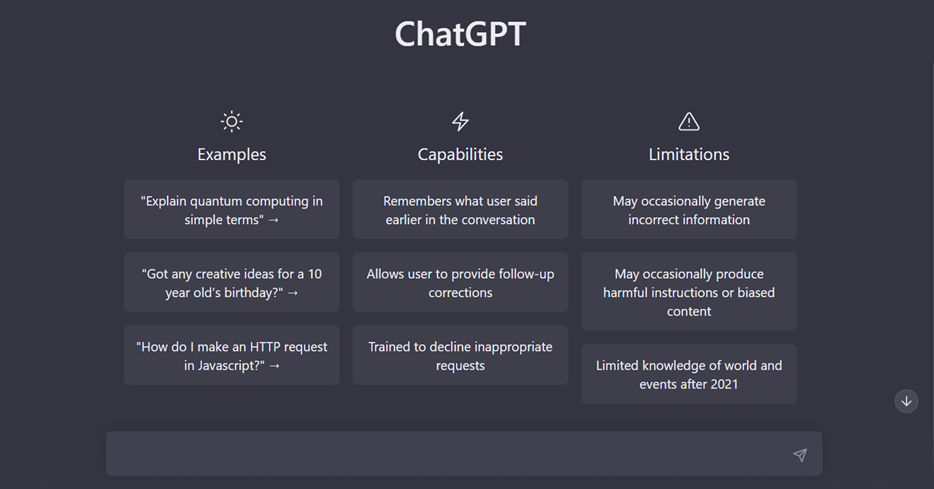 ChatGPT is artificial intelligence