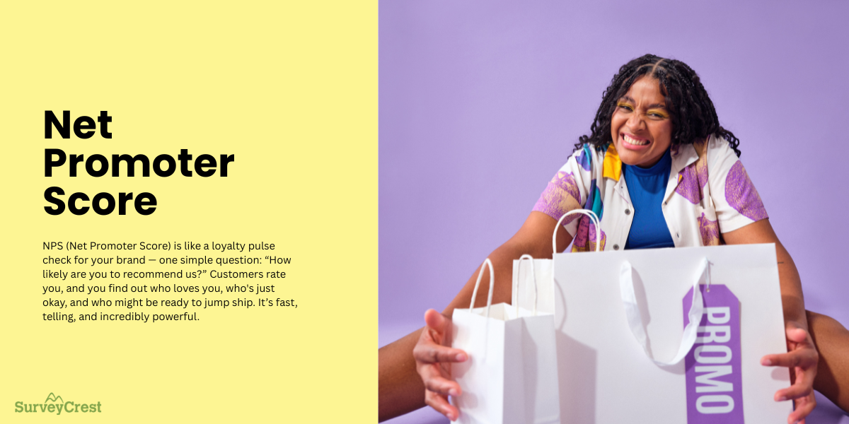 A woman smiles while holding a shopping bag