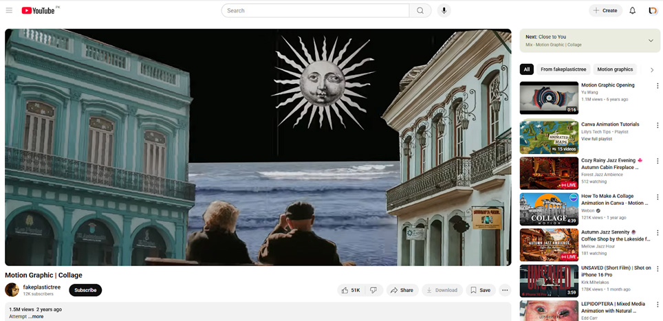 youtube search motion graphic